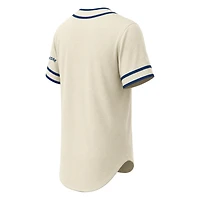 Men's Stitches Natural New York Yankees Throwback Fashion Jersey