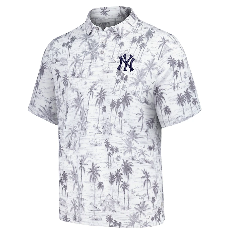 Polo tri-mélange Tommy Bahama New York Yankees Sport Cabana Shores IslandZone pour hommes