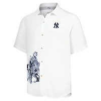 Men's Tommy Bahama White New York Yankees Veracruz Ace Islanders Button-Up Shirt