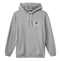 Men's TravisMathew  Gray New York Yankees Fleece Stadium Hoodie