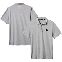 Polo TravisMathew gris New York Yankees The Zinna pour hommes
