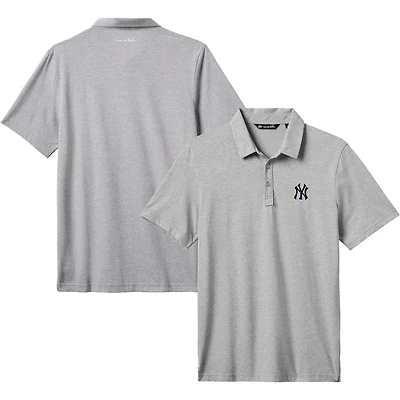 Polo TravisMathew gris New York Yankees The Zinna pour hommes