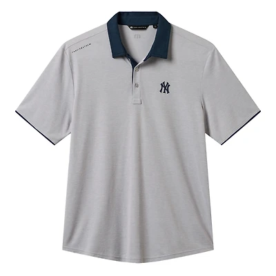 Men's TravisMathew Gray New York Yankees Victory Vibes Polo