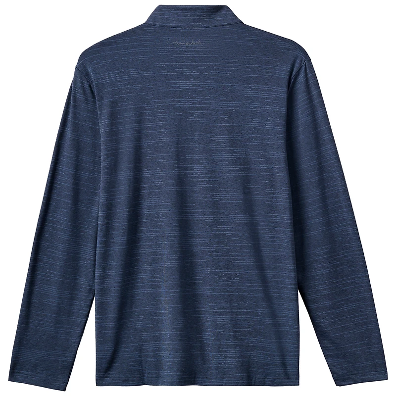 Haut pull à quart de zip TravisMathew Navy New York Yankees The Heater pour hommes