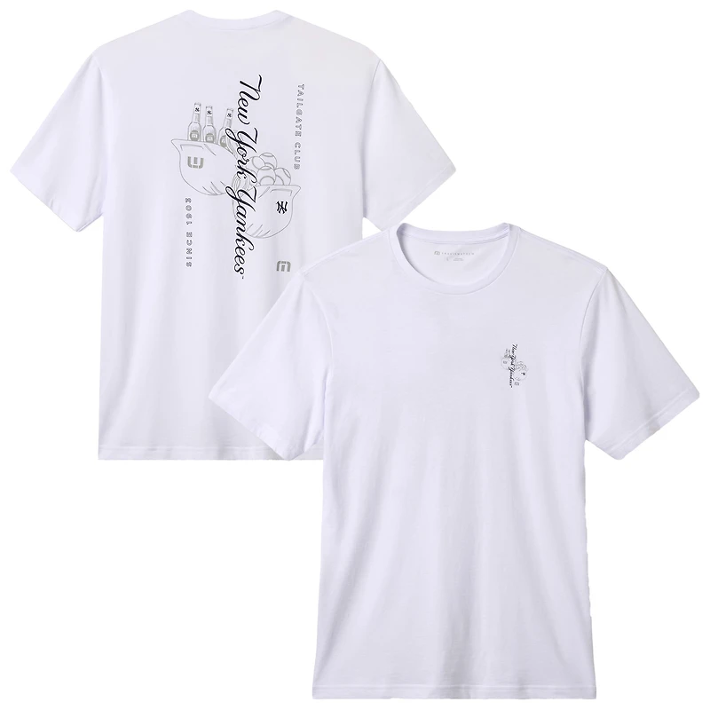 Men's TravisMathew  White New York Yankees Dugout Dreams T-Shirt