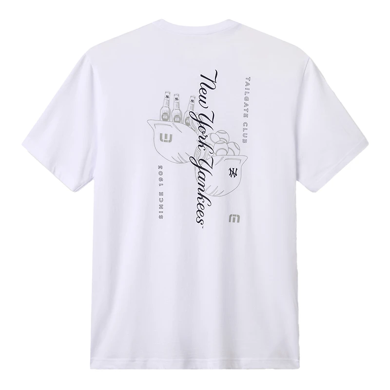 Men's TravisMathew  White New York Yankees Dugout Dreams T-Shirt