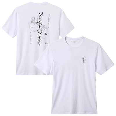 T-shirt homme TravisMathew blanc New York Yankees Dugout Dreams