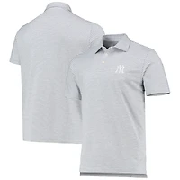 Polo Vineyard Vines gris New York Yankees Heathered Winstead Sankaty pour homme