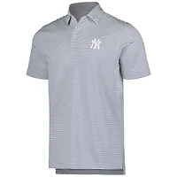 Polo à rayures Vineyard Vines pour hommes des Yankees de New York Bradley bleu marine
