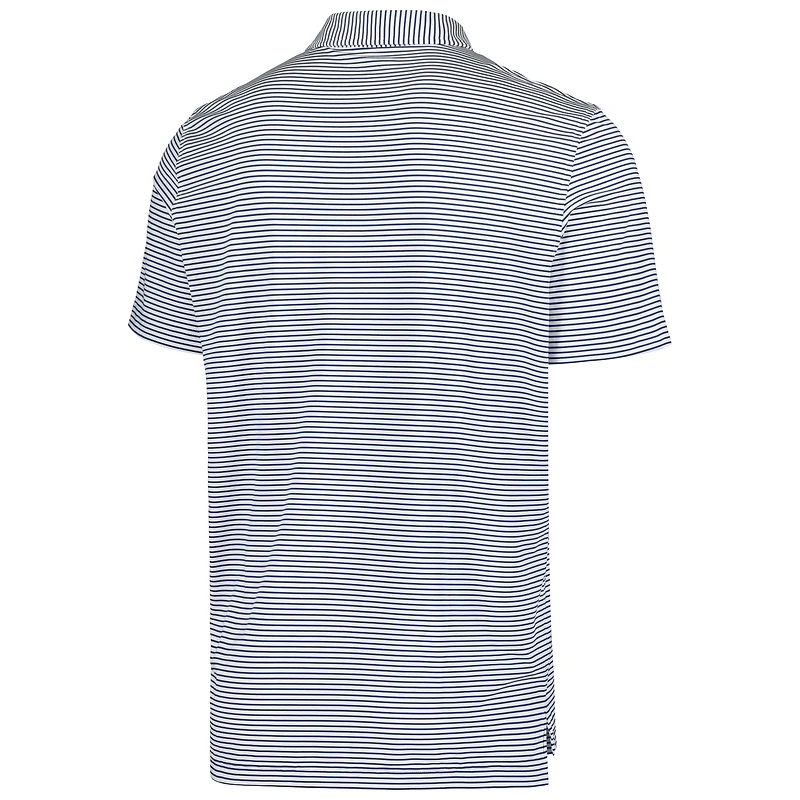Polo à rayures Vineyard Vines pour hommes des Yankees de New York Bradley bleu marine