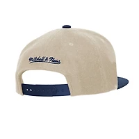 Casquette Snapback Mitchell & Ness Cream New York Yankees Subway Series Matchup Pro Pinch