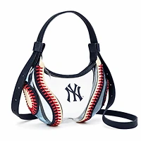 Montana West New York Yankees Clear Slouchy Shoulder Bag