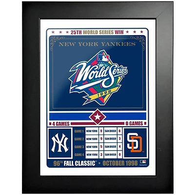 New York Yankees - 12'' x 16'' 1998 Fall Classic Framed Photo