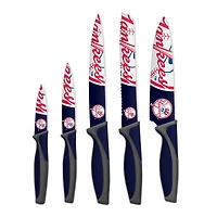 Ensemble de 5 couteaux de cuisine New York Yankees