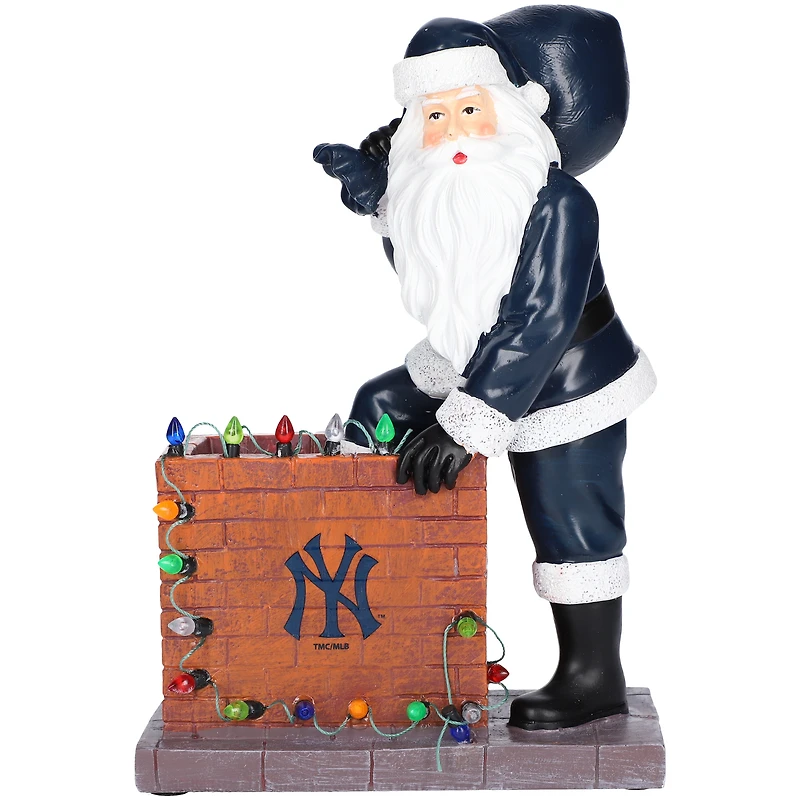 Figurine Père Noël Up on the Rooftop des Yankees de New York 20,3 cm