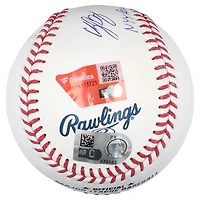 Balle de baseball autographiée des Yankees de New York avec 5 signatures et inscription « Record des Yankees : 9 coups de circuit le 29/03/2025 » - Édition limitée à 25 exemplaires