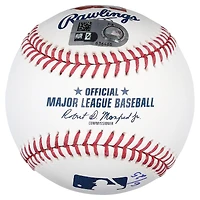 Balle de baseball autographiée des Yankees de New York avec 5 signatures et inscription « Record des Yankees : 9 coups de circuit le 29/03/2025 » - Édition limitée à 25 exemplaires