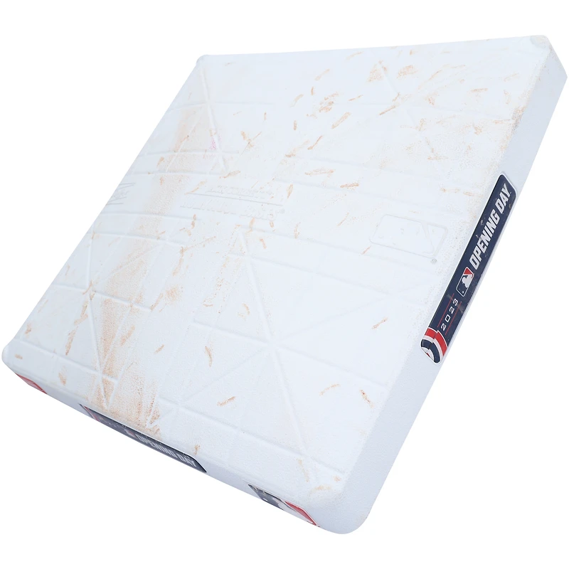 Base utilisée lors du match des Yankees de New York contre les Giants de San Francisco le 30 mars 2023 - Deuxième base - Manches 1-2