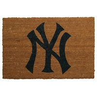 Paillasson en fibre de coco 51 x 76 cm (20 x 30 pouces) avec logo des Yankees de New York