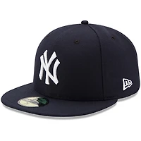 New York Yankees Era Youth Game Authentic Collection On-Field 59FIFTY - Bonnet ajusté Bleu marine