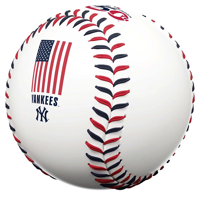 New York Yankees Rawlings Celebrating America's 250th Dual-Stitch Baseball