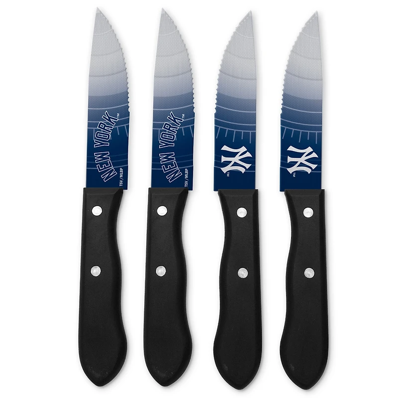 New York Yankees - Ensemble de couteaux à steak