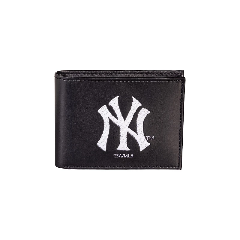 New York Yankees Synthetic Leather Embroidered Bifold Wallet