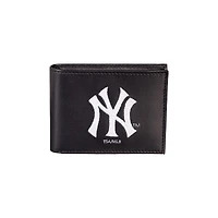 New York Yankees Synthetic Leather Embroidered Bifold Wallet