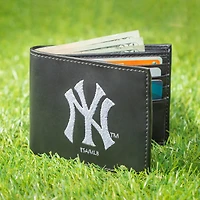 New York Yankees Synthetic Leather Embroidered Bifold Wallet