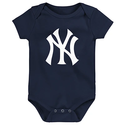 Newborn & Infant Navy New York Yankees Primary Team Logo Bodysuit