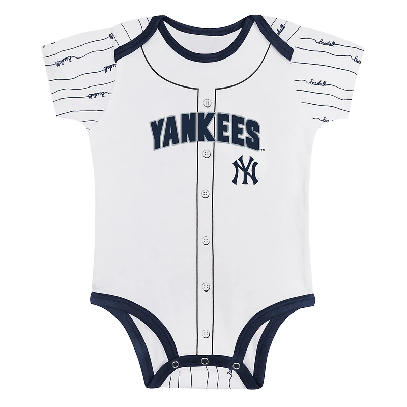 Ensemble de 2 bodys Play Ball pour nouveau-nés et nourrissons des Yankees New York