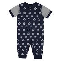 Salopette Hard 90 bleu marine pour nouveau-né des Yankees de New York
