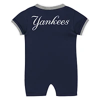 Combinaison à pinces bleu marine pour nouveau-né Outerstuff New York Yankees