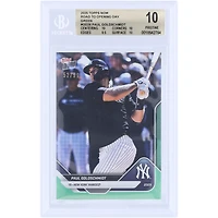 Paul Goldschmidt New York Yankees 2025 Topps Now Road To Opening Day Green Foil #OD-26 #/99 BGS Authenticated 10 Card - 10,10,9.5,10 Subgrades
