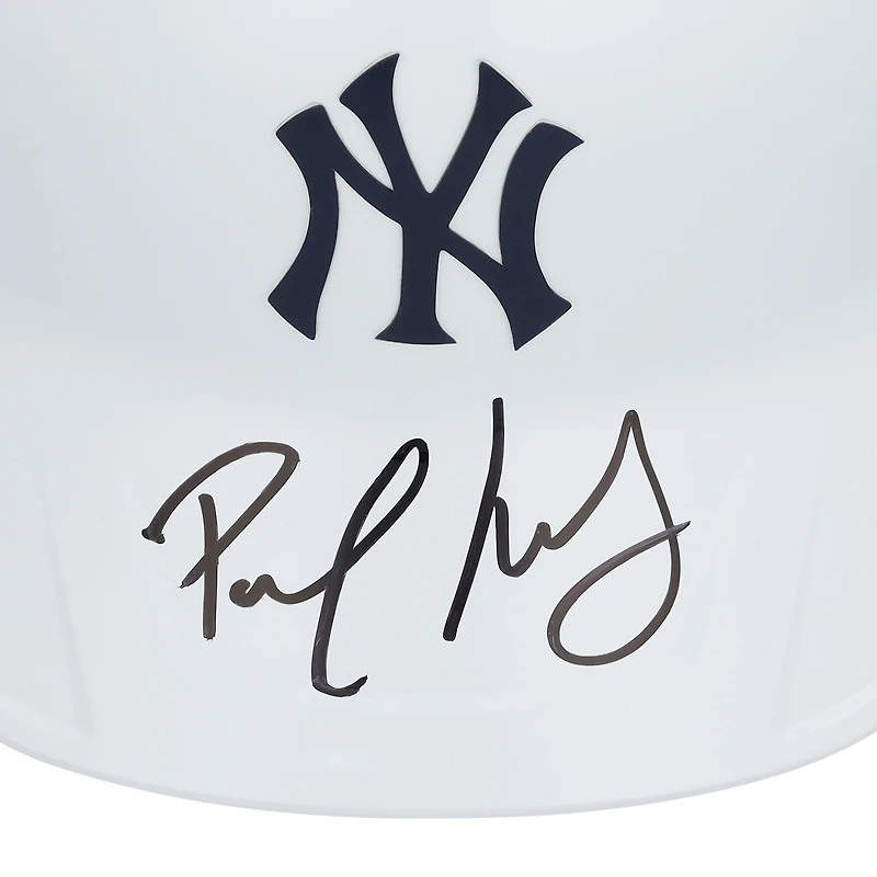 Casque de frappeur chromé alternatif autographié par Paul Goldschmidt des Yankees de New York