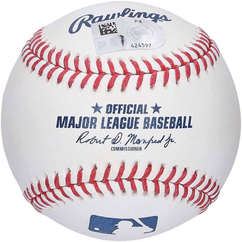 Baseball autographié par Paul Goldschmidt des Yankees de New York avec l'inscription « Go Yankees »