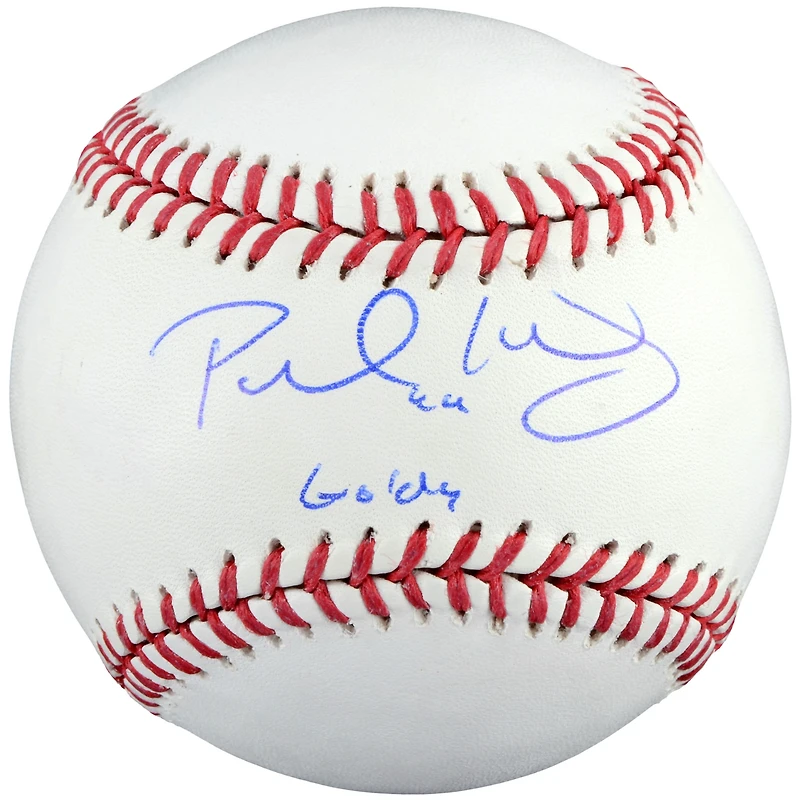 Baseball autographié par Paul Goldschmidt des Yankees de New York avec l'inscription « Goldy »