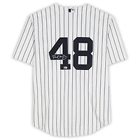 Maillot Nike blanc autographié V106832 Yankee Paul Goldschmidt des Yankees de New York, réplique 48 Paul Goldschmidt AUT BB, 45740 AUTJERBSB JRSYGO0121 #3