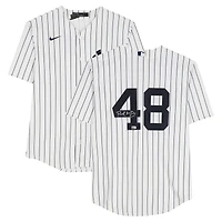 Maillot Nike blanc autographié V106832 Yankee Paul Goldschmidt des Yankees de New York, réplique 48 Paul Goldschmidt AUT BB, 45740 AUTJERBSB JRSYGO0121 #3