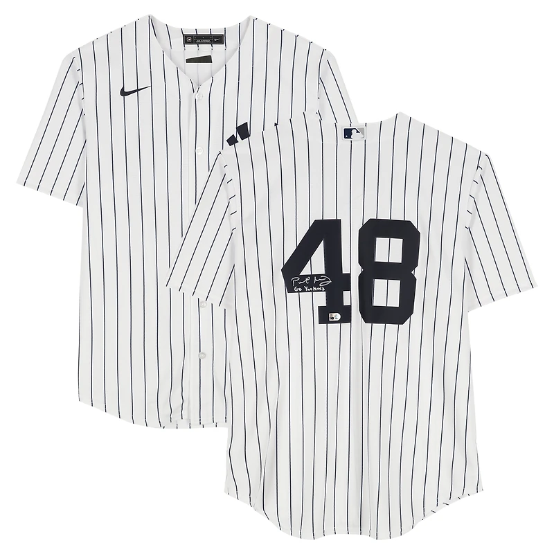 V106832 Yankee Paul Goldschmidt New York Yankees Maillot réplique Nike blanc autographié avec inscription « Go Yankees » 48 Paul Goldschmidt AUT BB JERSEY 45740 AUTJERBSB JRSYGO0122 #4