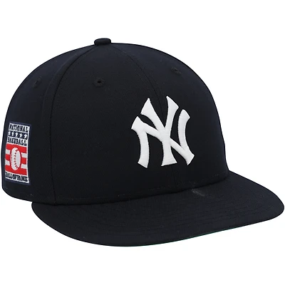 Casquette New Era bleu marine du Temple de la renommée de Paul Goldschmidt, utilisée par les Yankees de New York lors du match contre les Phillies de Philadelphie, le 27 juillet 2025