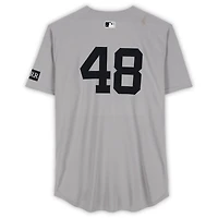 Maillot Nike gris n° 48 porté par Paul Goldschmidt des Yankees de New York contre les Blue Jays de Toronto, le 23 juillet 2025