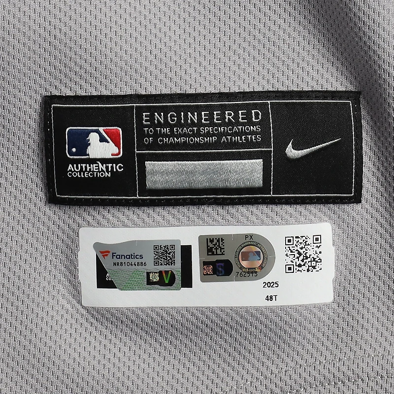 Maillot Nike gris n° 48 porté par Paul Goldschmidt des Yankees de New York contre les Blue Jays de Toronto, le 23 juillet 2025