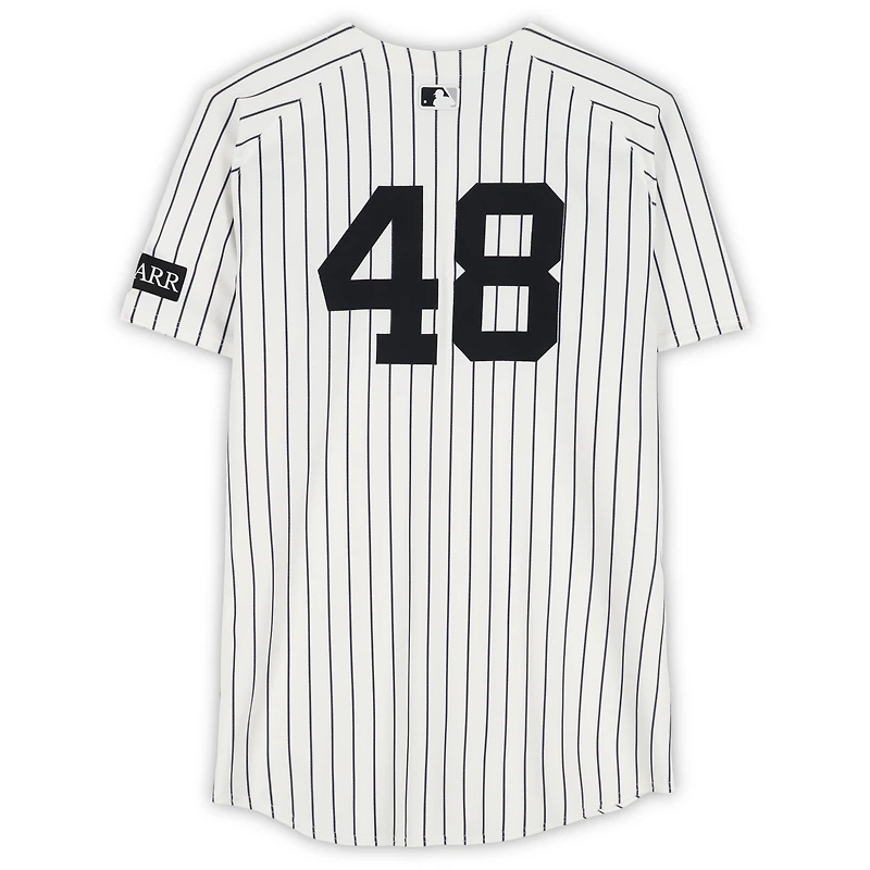 Paul Goldschmidt New York Yankees Player-Worn #48 White Pinstripe Jersey vs. Washington Nationals on August 27, 2025