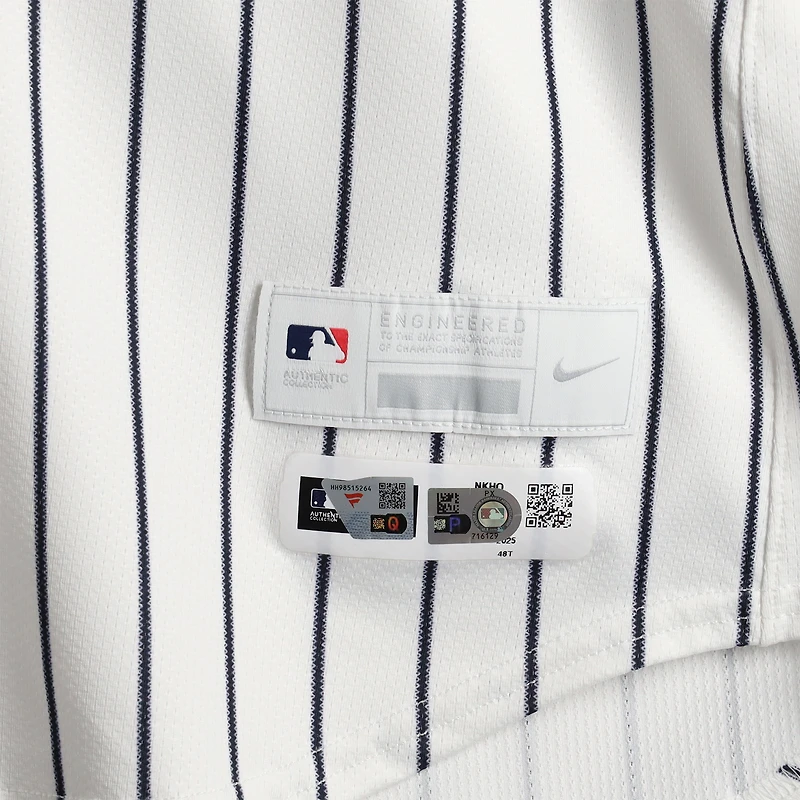 Paul Goldschmidt New York Yankees Player-Worn #48 White Pinstripe Jersey vs. Washington Nationals on August 27, 2025