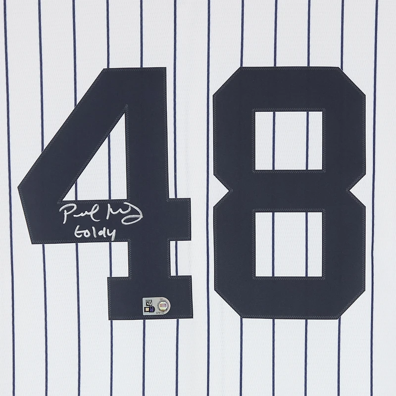 Paul Goldschmidt New York Yankees White Nike Replica Jersey with "Goldy" Inscription 
