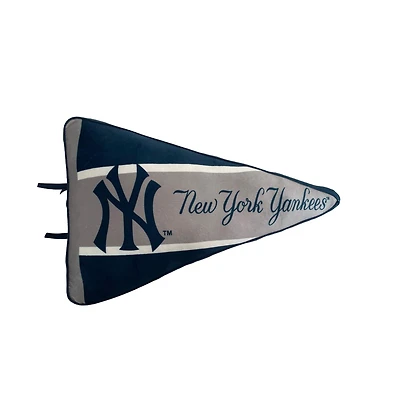 Coussin à fanion Pegasus New York Yankees à rayures demi-lune