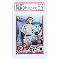 Phil Rizzuto New York Yankees 2020 Topps Decades' Best Red Refractor #DBC-10 #2/10 PSA Authenticated 10 Card