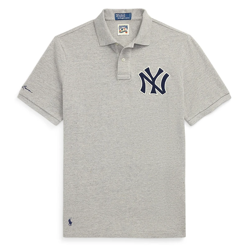 Polo Ralph Lauren gris chiné Yankees