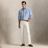 Chemise Polo Ralph Lauren bleu clair des Yankees